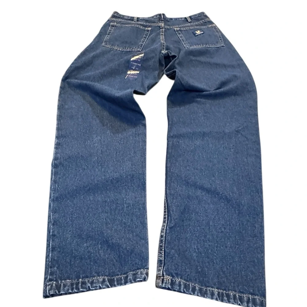 Original Real Work Wear Men’s 5-Pocket Jeans Size 36 x 32 Straight Classic Denim